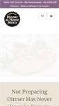 Mobile Screenshot of dinnerathomemeals.com